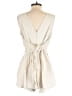 Hayden 100% Cotton Solid Ivory Romper Size L - photo 2