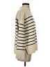 Zara Stripes Ivory Turtleneck Sweater Size S - photo 4