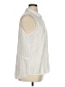 BeachLunchLounge 100% Viscose Ivory Sleeveless Button-Down Shirt Size XL - photo 4