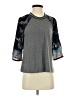 Tiny Paisley Gray 3/4 Sleeve T-Shirt Size XS - photo 1