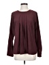 MICHAEL Michael Kors 100% Polyester Burgundy Long Sleeve Blouse Size S - photo 1