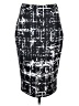 Apt. 9 Graphic Black Formal Skirt Size M - photo 1