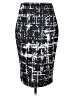Apt. 9 Graphic Black Formal Skirt Size M - photo 2