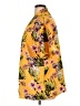 Unbranded 100% Polyester Tropical Yellow Kimono Size XL - photo 5