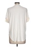Ann Taylor LOFT 100% Polyester Ivory Short Sleeve Blouse Size L - photo 2