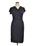 Magaschoni Polka Dots Black Casual Dress Size 14 - photo 1