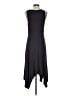 Torrid Solid Gray Black Casual Dress Size (00) - photo 2