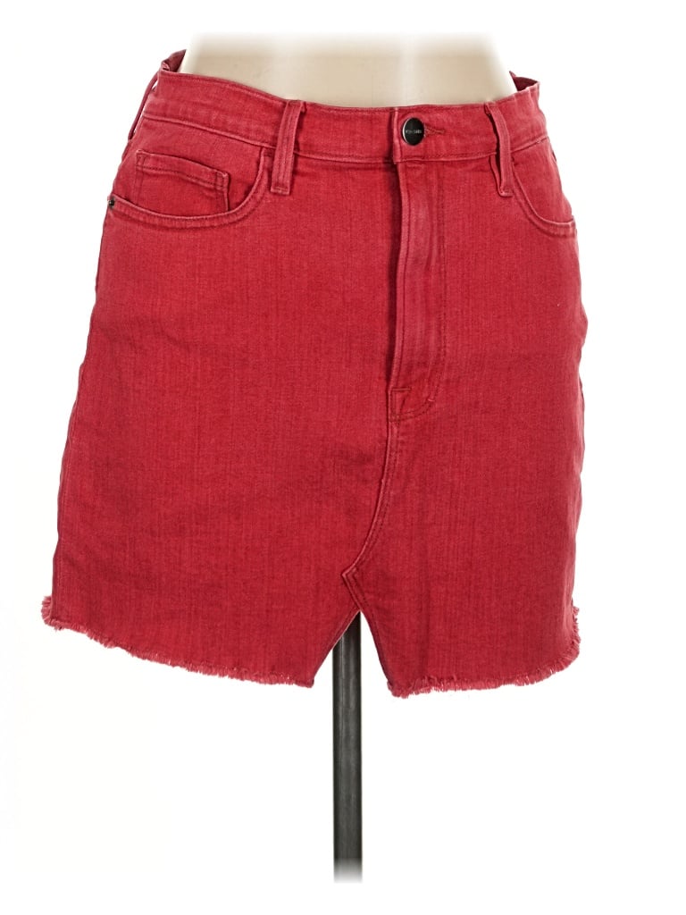Click to view more detailed imagery on our partner's website Pre-owned Frame Denim Skirt In Red