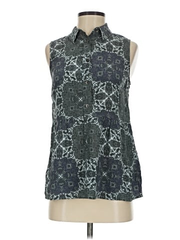 Equipment Sleeveless Button-Down Shirt (view 1)