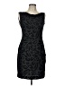 Kay Unger Animal Print Black Cocktail Dress Size 10 - photo 1