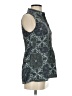 Equipment Blue Sleeveless Button-Down Shirt Size XS - photo 4