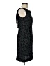 Kay Unger Animal Print Black Cocktail Dress Size 10 - photo 4