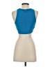TNA 100% Cotton Blue Sleeveless Top Size XXS - photo 2