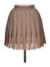 See You Monday 100% Polyester Solid Tan Casual Skirt Size L - photo 2