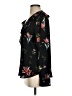 Ann Taylor 100% Polyester Floral Black Long Sleeve Blouse Size S - photo 5