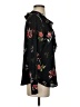 Ann Taylor 100% Polyester Floral Black Long Sleeve Blouse Size S - photo 4