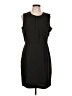 Covington 100% Polyester Solid Black Cocktail Dress Size 12 Petite - photo 1
