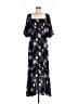 Nicholas 100% Silk Floral Black Casual Dress Size 6 - photo 1