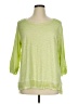 Chico's Green 3/4 Sleeve Top Size XL (3) - photo 1