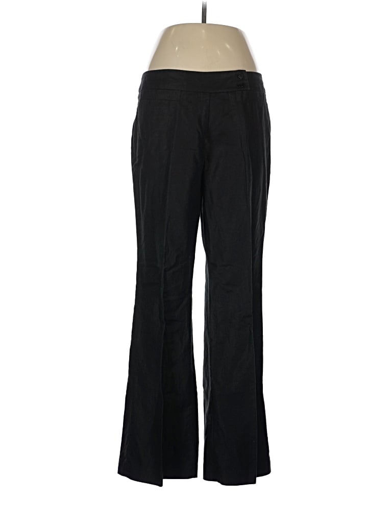 Pre-owned Focus 2000 Linen Pants In Black