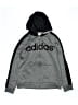 Adidas 100% Polyester Gray Long Sleeve T-Shirt Size 14 - 16 - photo 1