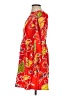 Batsheva Print Red Cocktail Dress Size 0 - photo 5