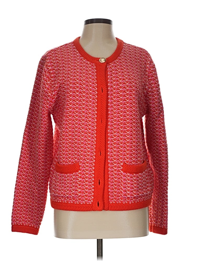 Pre-owned On 34th Cardigan Sweater In Red