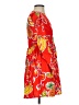 Batsheva Print Red Cocktail Dress Size 0 - photo 4