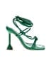 Shoe Land Green Sandals Size 8 - photo 1