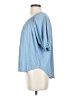 Max Studio Blue Short Sleeve Top Size S - photo 5