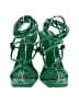 Shoe Land Green Sandals Size 8 - photo 2