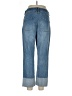 Wit & Wisdom Chevron-herringbone Blue Jeans Size 10 (petite) - photo 2