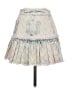 LoveShackFancy 100% Cotton Argyle Blue Casual Skirt Size 0 - photo 2