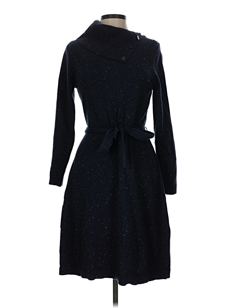 Pre-owned Talbots Casual Dress In Black