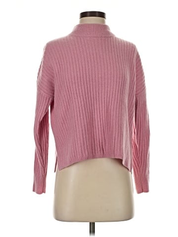 Madewell (Re)sourced Cashmere Ribbed Mockneck Pullover Sweater (view 1)