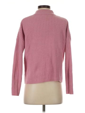 Madewell (Re)sourced Cashmere Ribbed Mockneck Pullover Sweater (view 2)