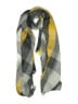 S.Oliver Plaid Gray Scarf One size - photo 1