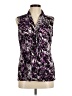 Tahari by ASL Purple Sleeveless Blouse Size M - photo 1