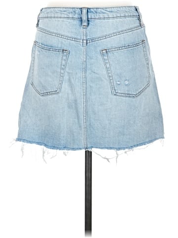 We the Free Denim Skirt (view 2)