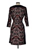 Ann Taylor Factory Paisley Black Cocktail Dress Size Lg Petite - photo 2