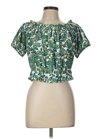 Ann Taylor LOFT Short Sleeve Blouse (view 1)