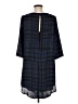 BB Dakota Plaid Blue Casual Dress Size M - photo 2