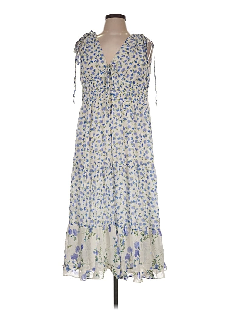Pre-owned Shoshanna Casual Dress In Blue