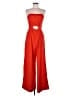 Free People Solid Red Jumpsuit Size 8 - photo 1