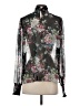 Y.A.S Floral Black Long Sleeve Blouse Size S - photo 2