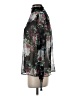 Y.A.S Floral Black Long Sleeve Blouse Size S - photo 5