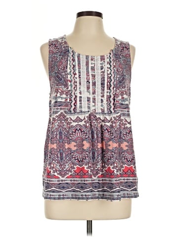 Vintage America Blues Sleeveless Blouse (view 1)