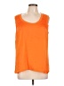 CAbi 100% Polyester Orange Sleeveless Top Size L - photo 1