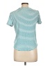 Marled Stripes Teal Short Sleeve T-Shirt Size L - photo 2