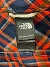 The North Face Plaid Orange Long Sleeve Button-Down Shirt Size S - photo 7